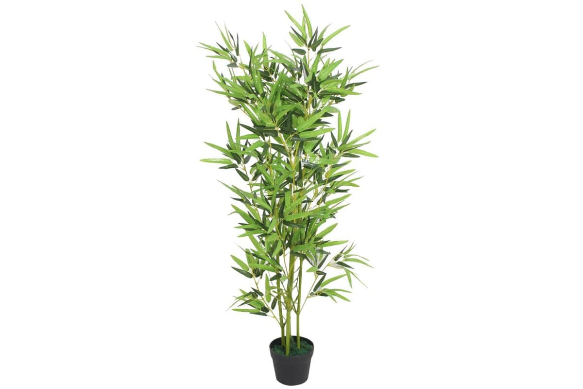 Artificial Bamboo Plant With Pot 120 Cm Green