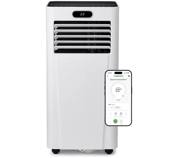 MEACO MeacoCool 8000CHR PRO Smart Air Conditioner & Dehumidifier - White