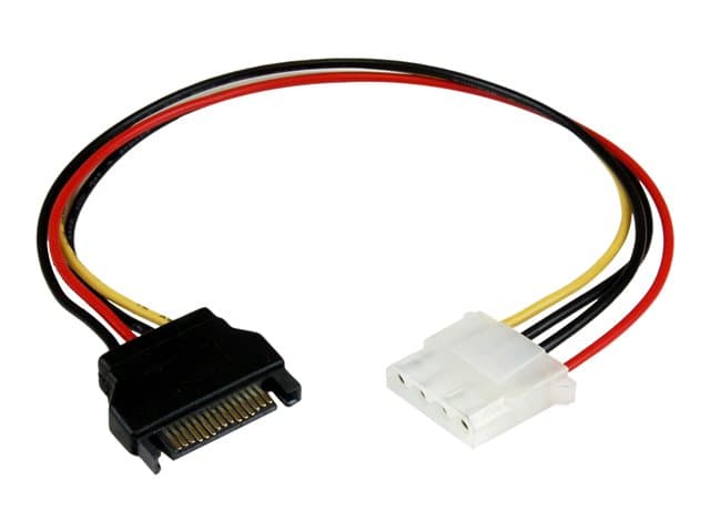 STARTECH.COM - StarTech 12in SATA to LP4 Power Cable Adapter F/M - SATA to LP4 Power Adapter - SATA Female to LP4 Male Power Cable - 12 inch (LP4SATAFM12) - power adapter - 4 PIN internal power to SATA power - 30.48 cm