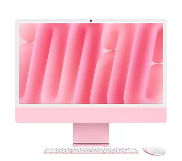 APPLE iMac 4.5K 24" (2024) - M4, 256 GB SSD, Pink
