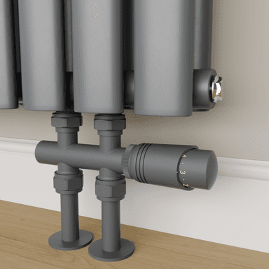 Elego Modern TRV H Block Radiator Valves