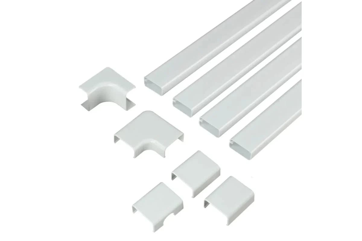 Sanus On-Wall Cable Concealer High Capacity Cord Cover Kit for Mounted TVs | 6 Cables