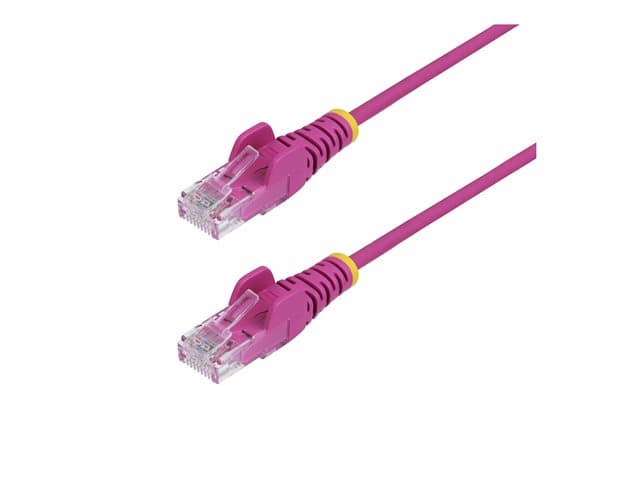 STARTECH.COM - Startech 1m Pink Slim CAT6 Ethernet Cable, Snagless, 28AWG, LSZH - patch cable - 1 m - pink