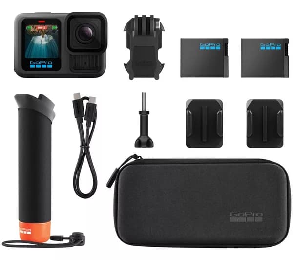 GOPRO HERO13 Black 5.3K Action Camera & Accessories Bundle