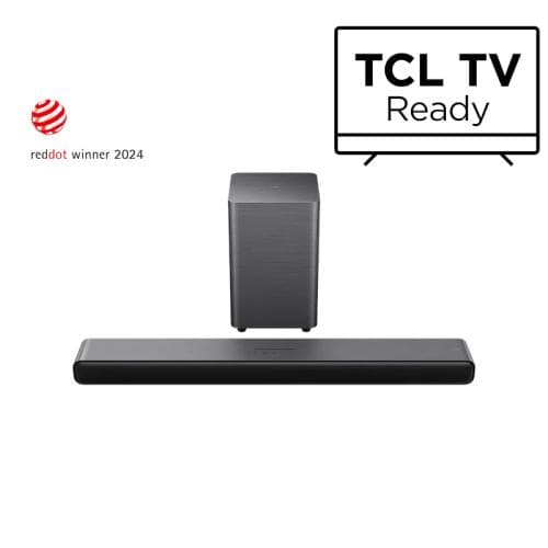 TCL            2.1 CHANNEL SOUNDBAR WITH WOOFER
