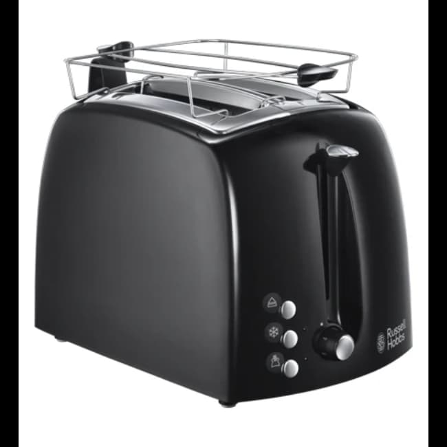 Russell Hobs Textures Plus 2 Slice Toaster | Black | 22601