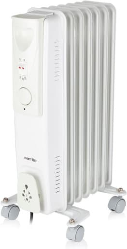 Warmlite WL43003YW 1500W Oil Filled Radiator - White