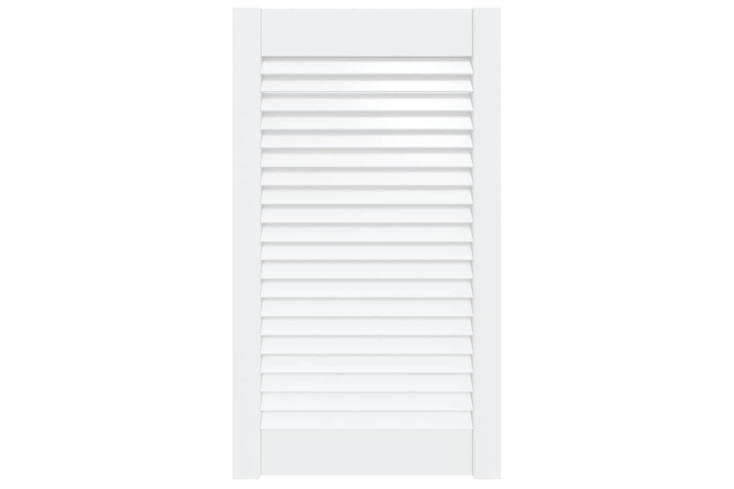 Vidaxl 151160 Louvred Door Solid Pine Wood White 69x39.4cm