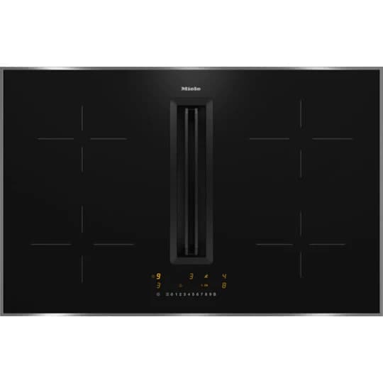 Miele 80CM Vented 4 Zone Induction Hob - Black | KMDA7272FR
