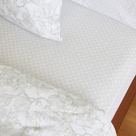 300 Thread Count Green Trellis Fitted Sheet