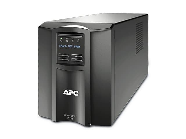 APC - Smart-UPS SMT1500IC - UPS - AC 220/230/240 V - 1000 watt - 1500 VA - RS-232, USB - output connectors: 8 - black - with APC SmartConnect