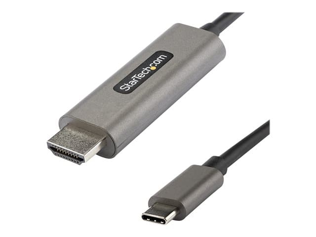STARTECH.COM - Startech 13ft (4m) USB C to HDMI Cable 4K 60Hz with HDR10, Ultra HD USB Type-C to 4K HDMI 2.0b Video Adapter Cable, USB-C to HDMI HDR Monitor/Display Converter, DP 1.4 Alt Mode HBR3 - Thunderbolt 3 Compatible (CDP2HDMM4MH)