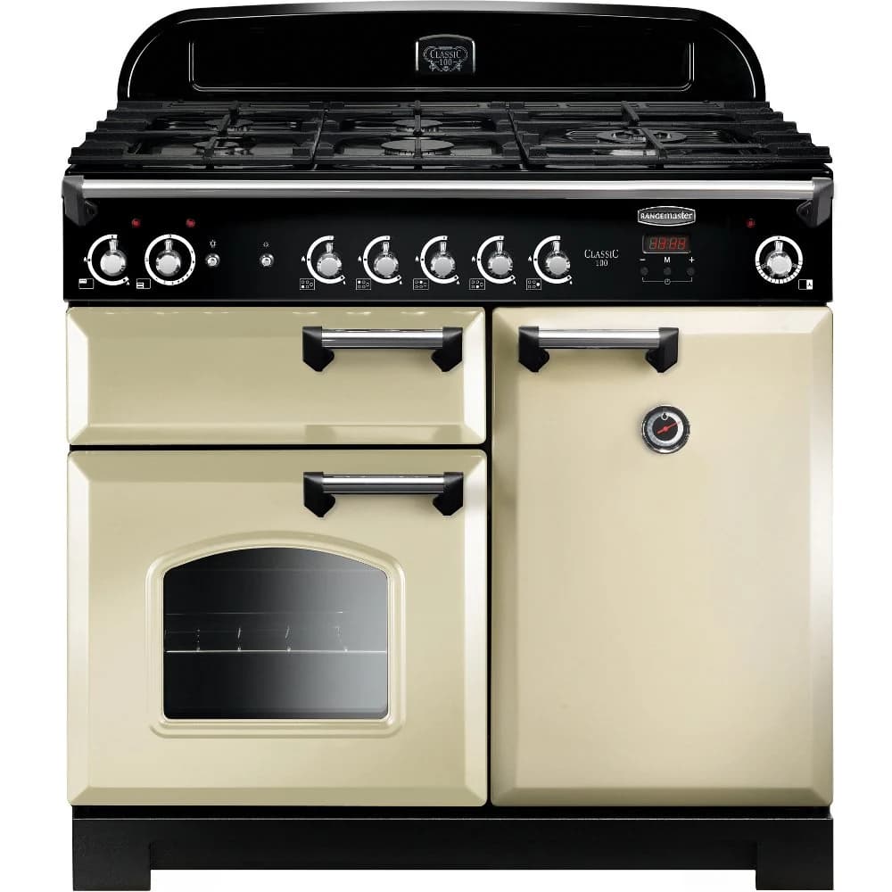 Rangemaster Classic 100CM Gas Range Cooker - Cream | CLA100NGFCR