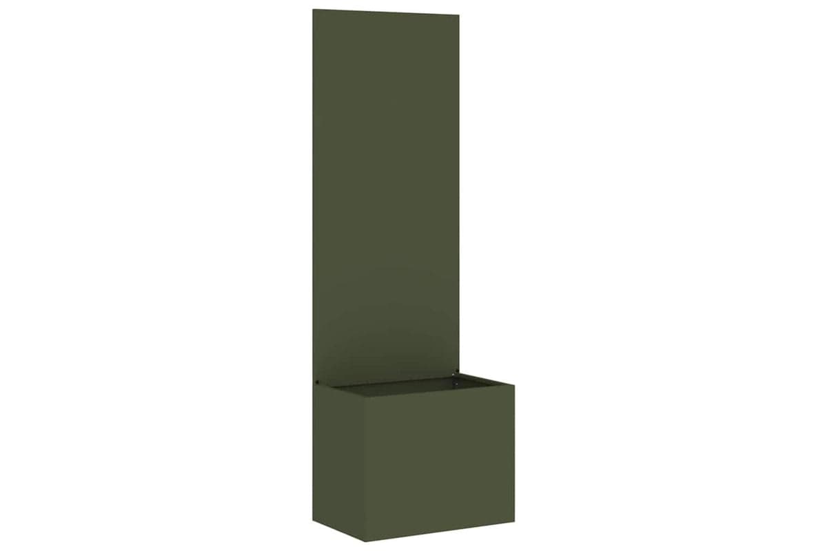 Garden Privacy Screen Olive Green 50 X 140 Cm Cold-rolled Steel