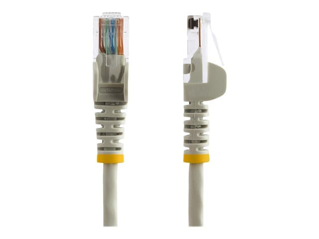 STARTECH.COM - Startech 3m Gray Cat5e / Cat 5 Snagless Patch Cable - patch cable - 3 m - grey