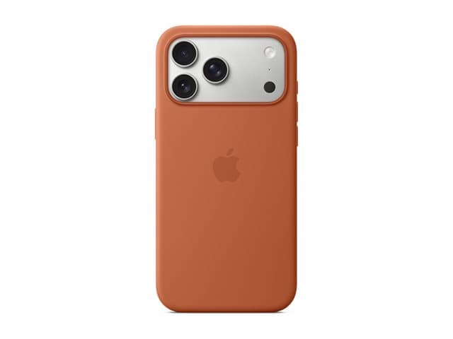 APPLE - Protective cover for mobile phone - MagSafe compatibility - silicone - terra cotta - for iPhone 17 Pro Max