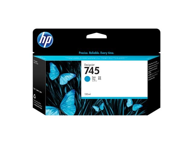 HP - 745 - cyan - original - DesignJet - ink cartridge