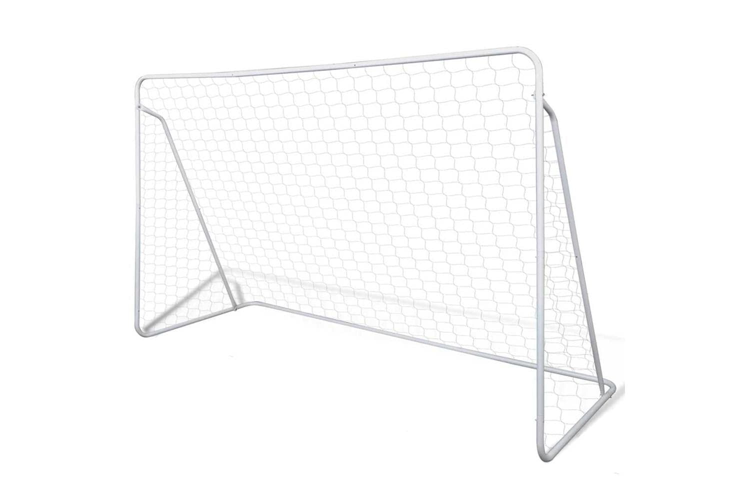 Vidaxl Soccer Goal Post Net Set Steel 240 X 90 X 150 Cm High-quality