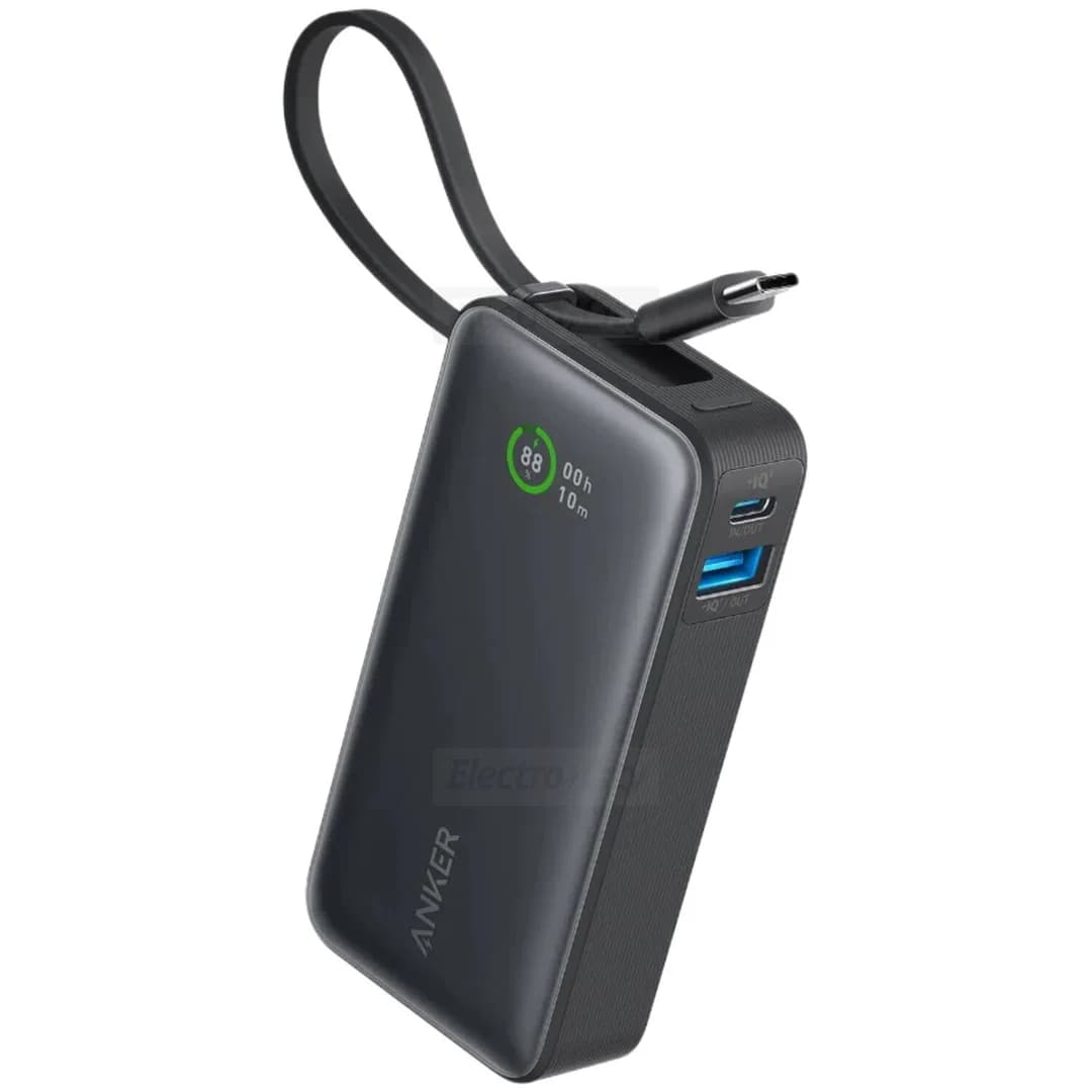 Anker Nano 10000mAh USB C Power Bank | Black