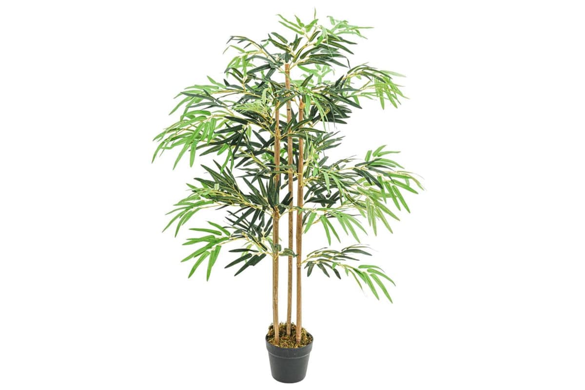 Artificial Bamboo Tree 730 Leaves 120 Cm Green