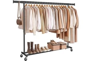 Clothes Rack | Clothes Storage | Steel | Adjustable Width