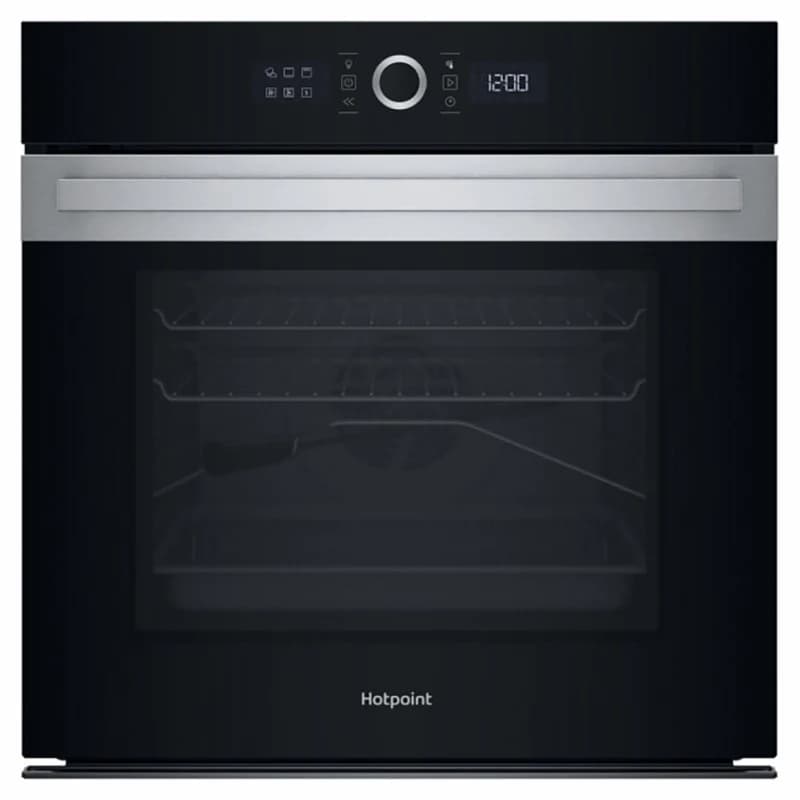 Hotpoint 73L Built-In Multifunction Electric Single Oven - Black and Silver | HOI5S8PM0XUK