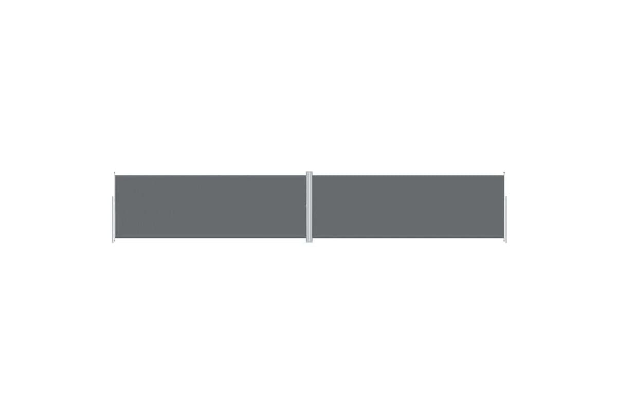 vidaXL 318086 Retractable Side Awning Anthracite 220x1200cm