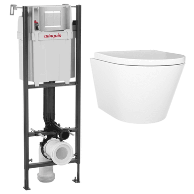 Newport Wall Hung Rimless Toilet