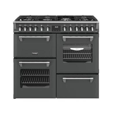 Refurbished Stoves Richmond 100cm Dual Fuel Range Cooker - Anthracite