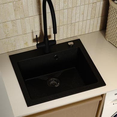 Enza Laurie Composite Sink with Drainer