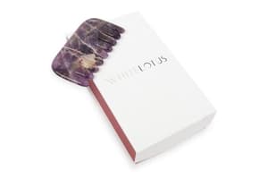 White Lotus Pr241 Amethyst Crystal Comb