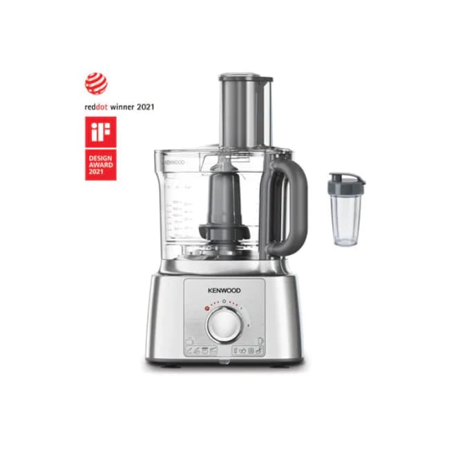 Kenwood MultiPro Express 3L Food Processor with Smoothie2Go - Silver | FDP65.180SL