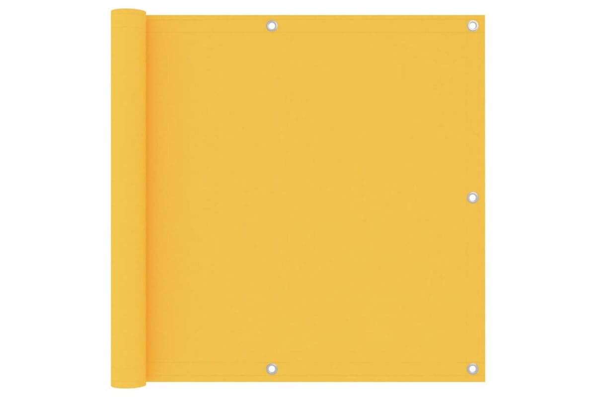 vidaXL 135024 Balcony Screen Yellow 90x300cm Oxford Fabric