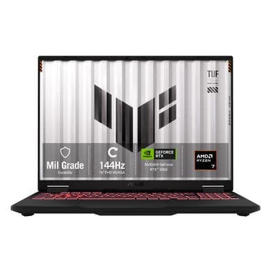 ASUS TUF A16 AMD Ryzen 9 16GB RAM 1TB SSD GeForce RTX 5070 144Hz 16 Inch Windows 11 Gaming Laptop