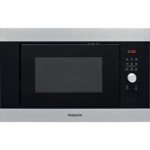 Hotpoint Built-In Microwave with Grill - Stainless Steel