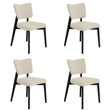 Greta Beige Upholstered Dining Chairs