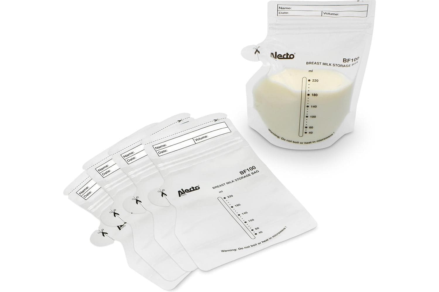 Alecto BF100 100PK Breast Milk Storage Bags