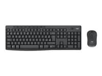 LOGITECH - MK370 Combo for Business - keyboard and mouse set - QWERTY - US International - graphite Input Device