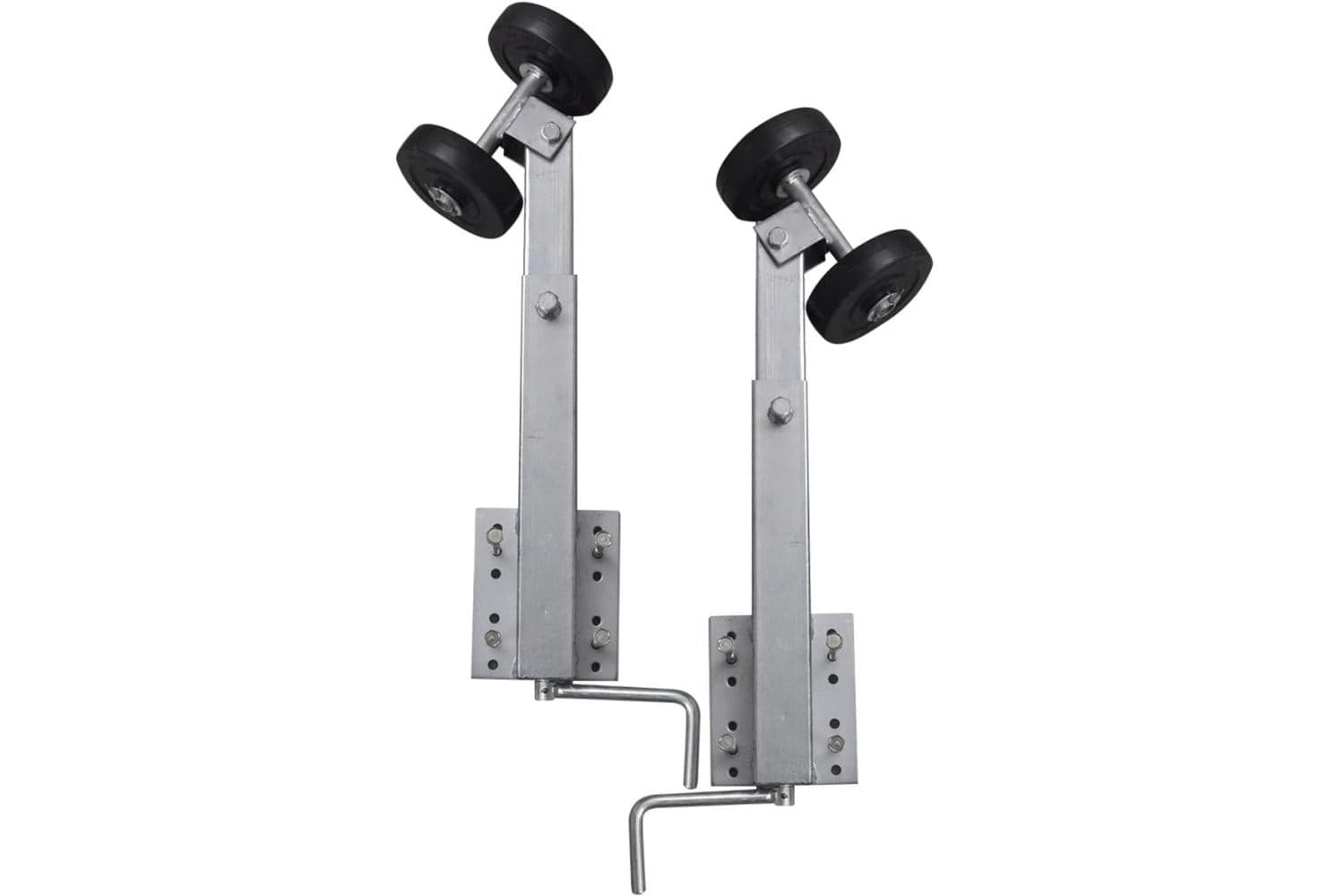 vidaXL 141553 Boat Trailer Double Roller Bow Support Set Of 2 59 - 84cm