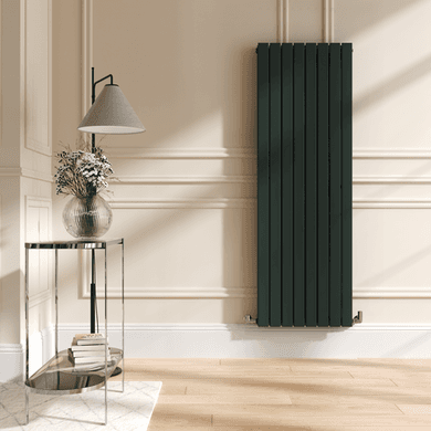 Riace Evergreen Vertical Flat Designer Radiator 1600x544mm Double Panel 4916 BTU