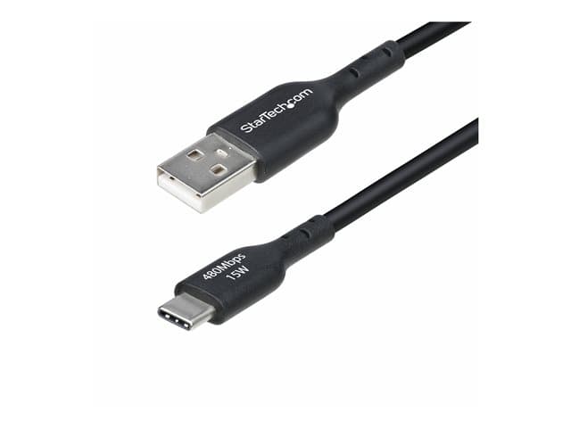 STARTECH.COM - StarTech 2m (6.6ft) USB-A to USB-C Charging Cable, Charger Cord, M/M - USB-C cable - USB to USB-C - 2 m