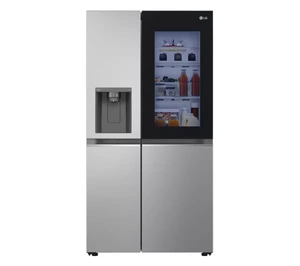 LG InstaView GSGV80PYLL American-Style Smart Fridge Freezer - Prime Silver