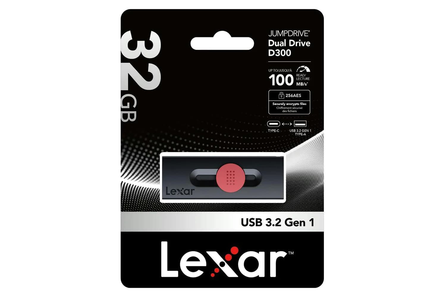 Lexar Dual Type-C And Type-A 3.2 USB Flash Drive