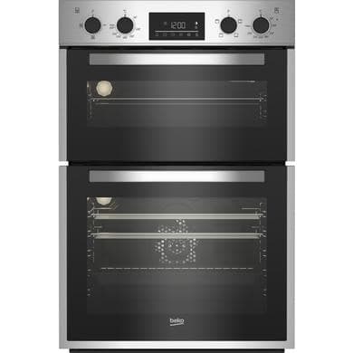 Beko BBDF26300X Built-In Electric Double Oven - Stainless Steel