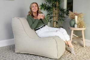 Elephant | Lounger Bean Bag | Cream
