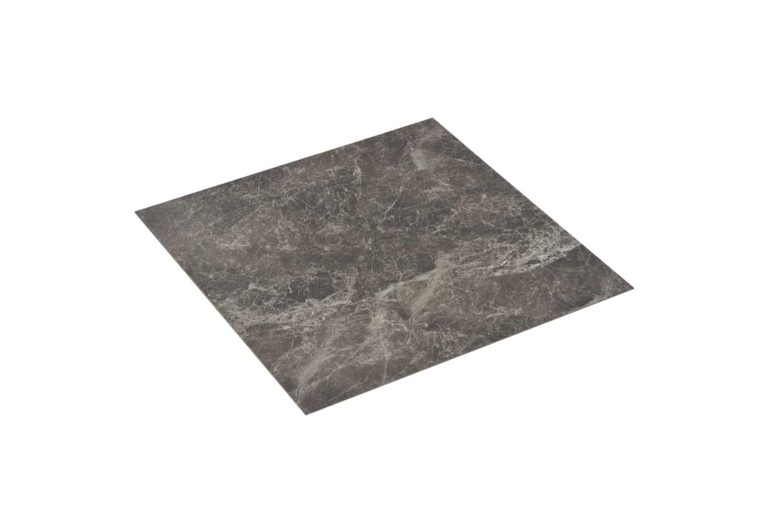 Vidaxl Self-adhesive Pvc Flooring Planks 5.11 Sq M Black Marble