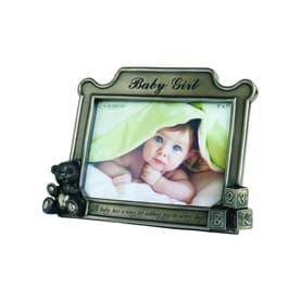 Baby Girl Photo Frame 5 x 7in