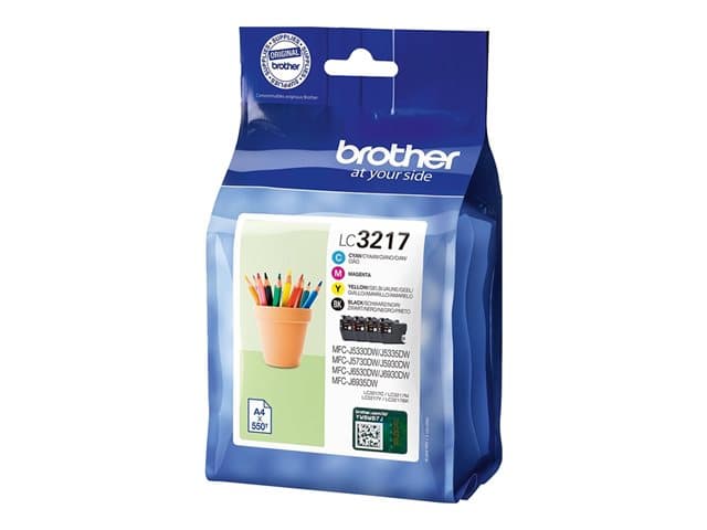 BROTHER - LC3217 Value Pack - 4-pack - black, yellow, cyan, magenta - original - ink cartridge