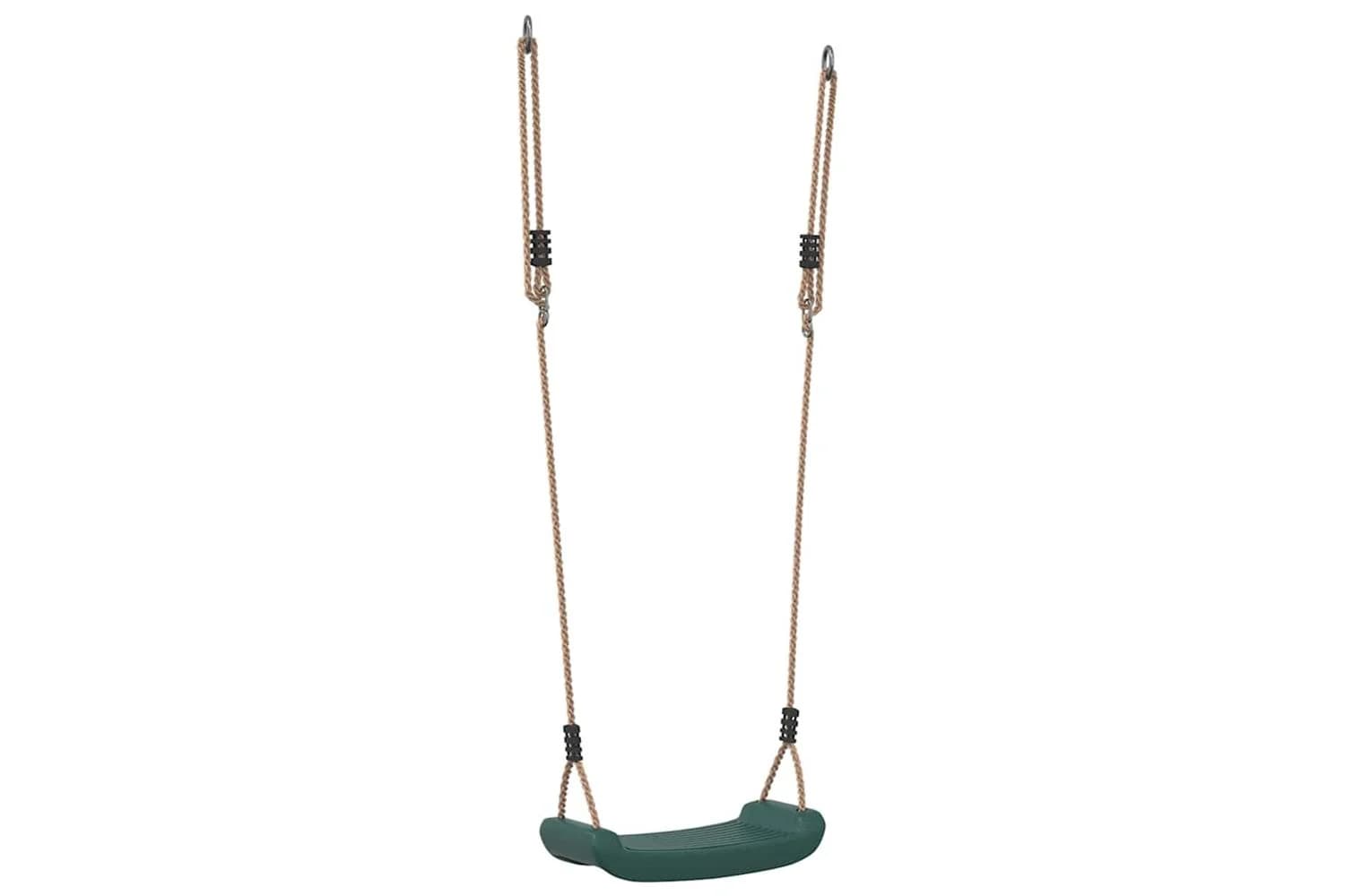 Vidaxl Outdoor Swing Seat For Kids Single With Adjustable Rope Green