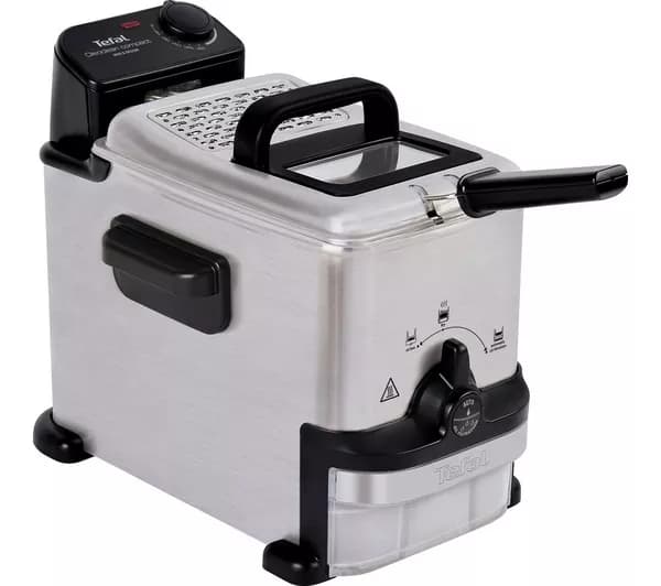 TEFAL Oleoclean Compact FR701640 Deep Fryer - Stainless Steel & Black